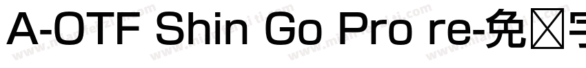A-OTF Shin Go Pro re字体转换